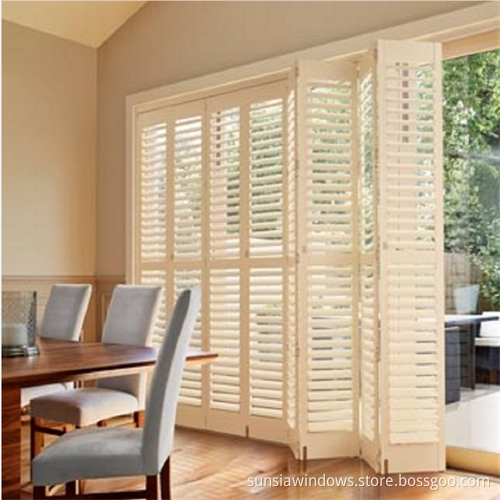 Elgant Aluminum Framed Glass Louvre Door